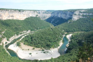 vue aérienne gorges du verdon