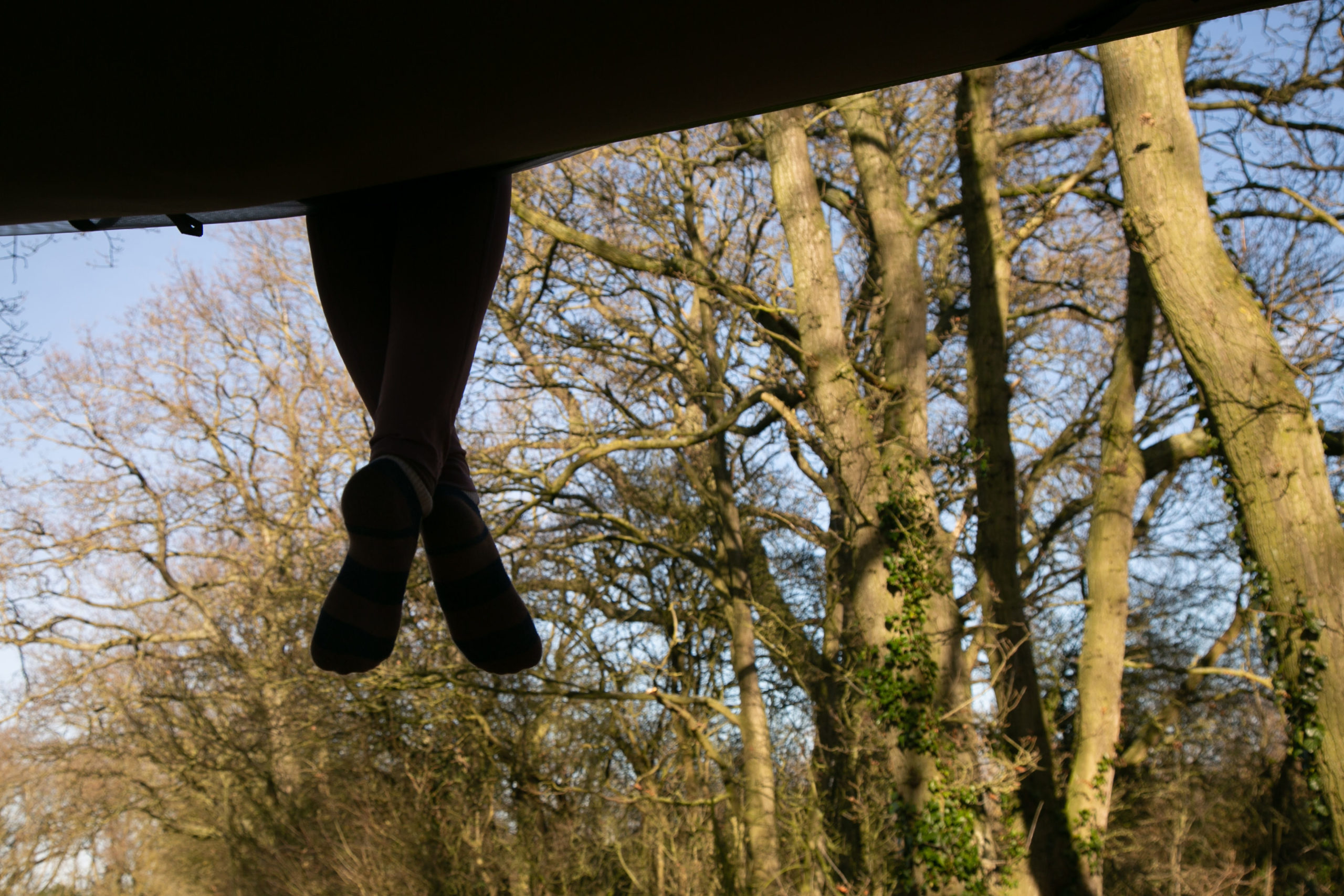 Tente suspendue forêt